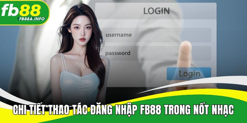 Chi tiết thao tác đăng nhập FB88 trong vòng nốt nhạc