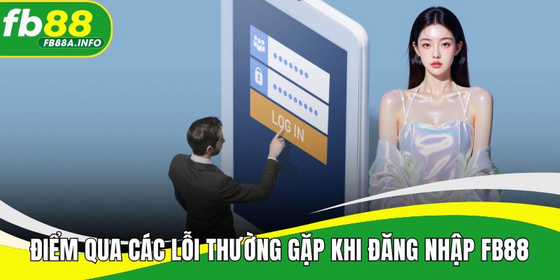 Điểm qua các lỗi thường gặp hội viên khi đăng nhập FB88