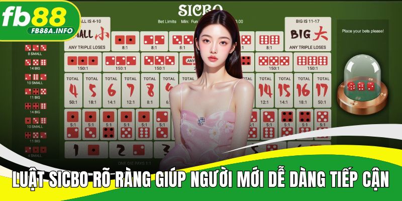Luật sicbo rõ ràng giúp người mới dễ dàng tiếp cận
